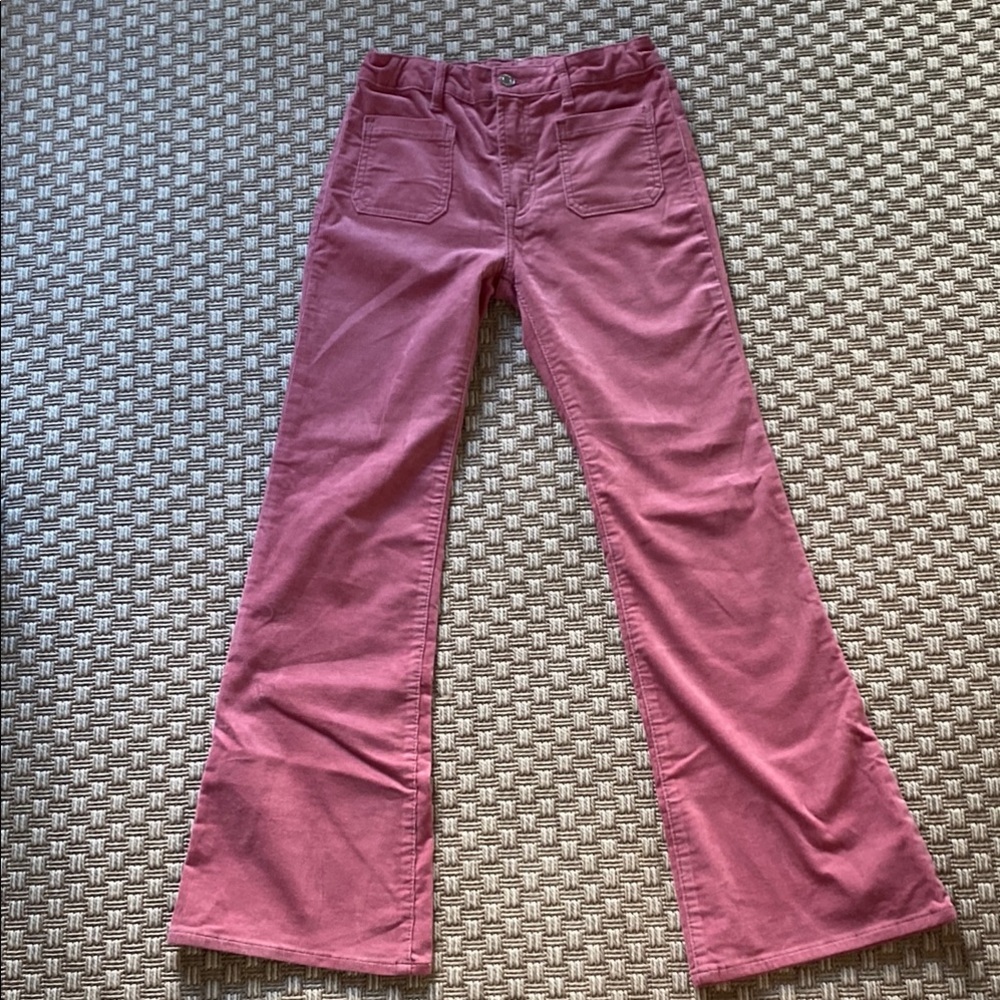 GAP High Rise Pink Flare Pants